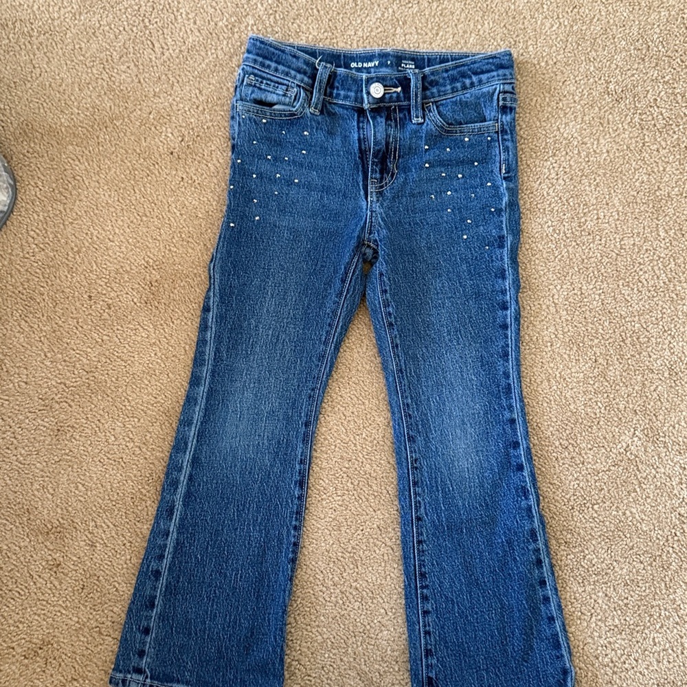 Old Navy Kids' Blue Denim Jeans with Stud Details